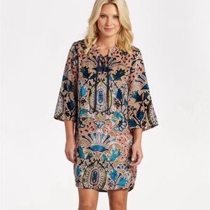 Tolani Bohemian Mini Dress